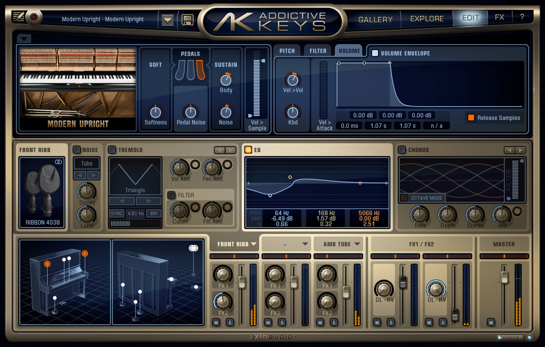 Modern Upright screenshot