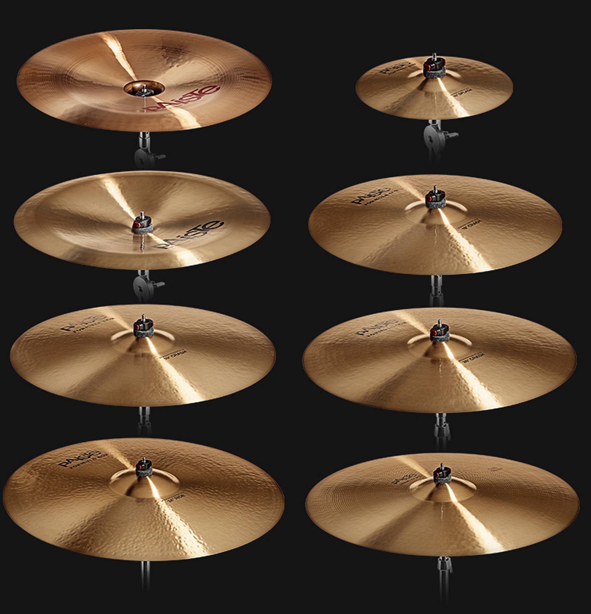 Paiste 602 Modern Essentials & 2002 cymbals