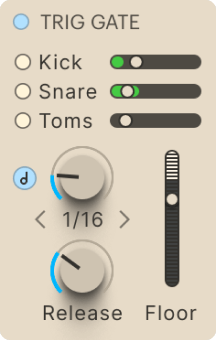 Addictive Drums 2 new feature - MIDI Trig Gate